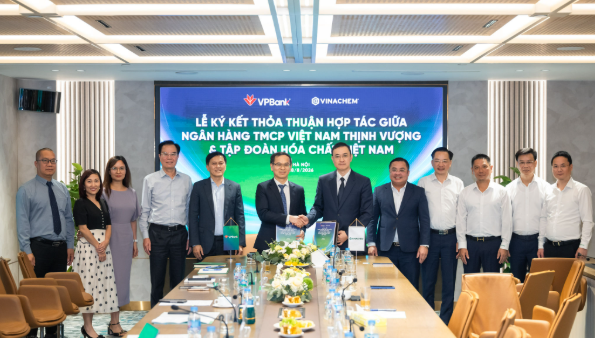 Vinachem - VPBank bắt tay mở rộng hệ sinh thái tài chính, công nghiệp